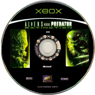 Aliens vs Predator - Extinction (USA) Game Disc